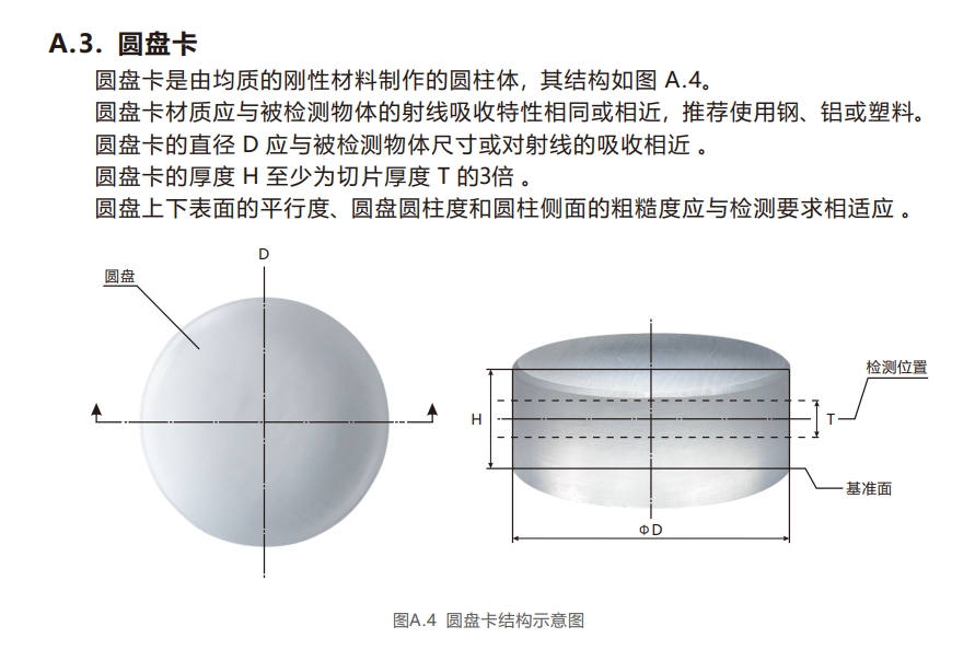 工業(yè)CT檢測(cè)卡4-圓盤卡